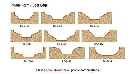 CNC Insert Cove Raised Panel for MDF and Wood Cabinet Doors H5274