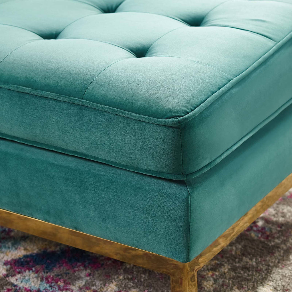 Velvet Ottoman J902