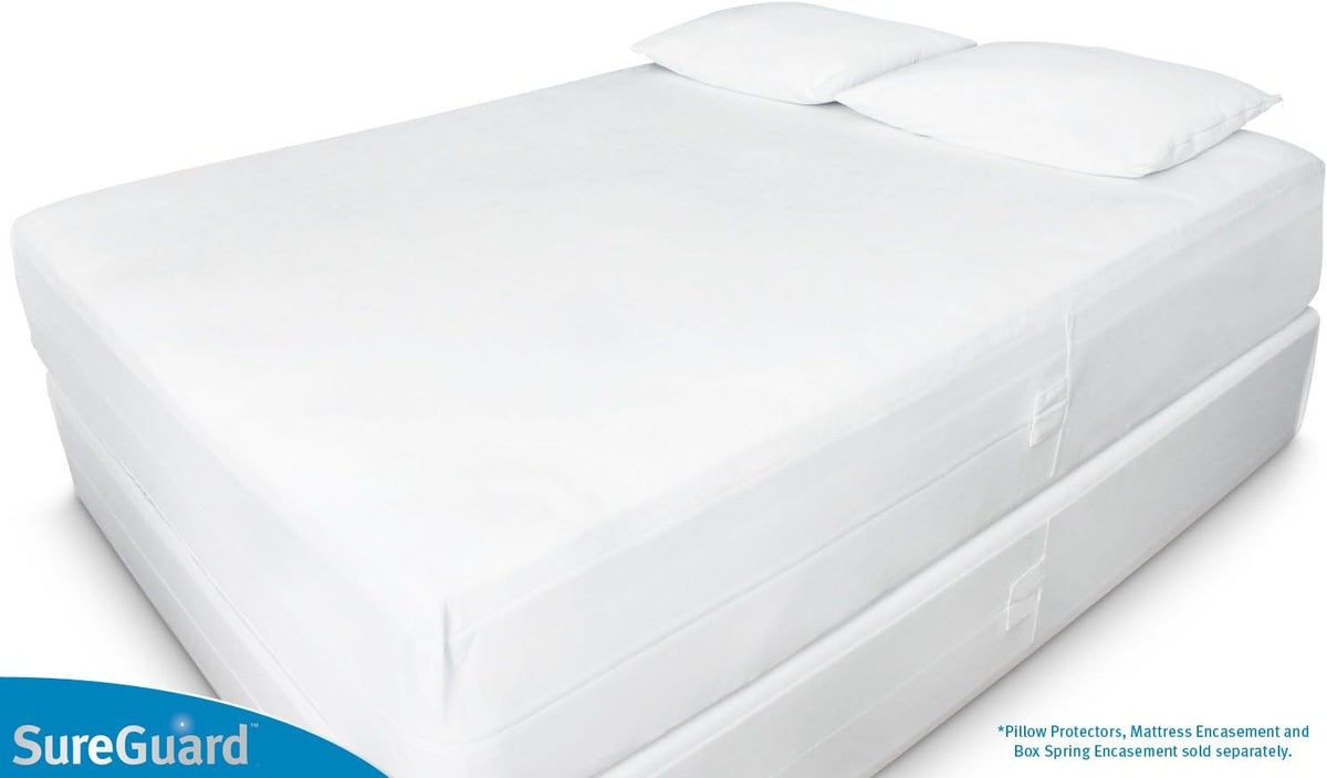 Split King Size 100% Waterproof Zippered Box Spring Encasement Pack W933