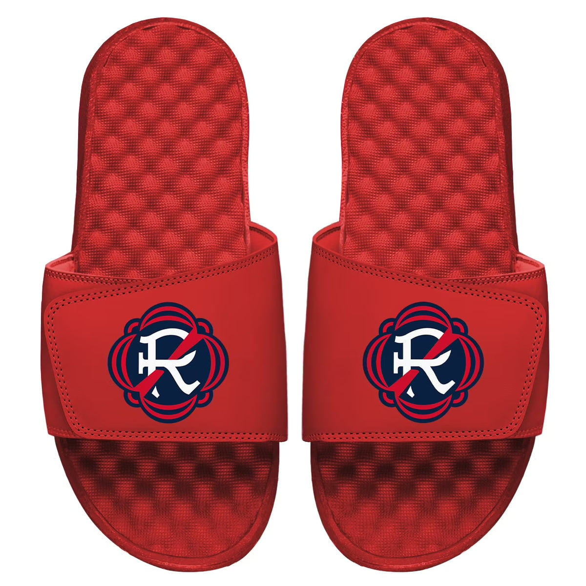 Red New England Revolution Primary Team Logo Slide Sandals C3132