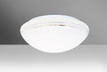 Opal/Cut Two Light Flush Mount U6173
