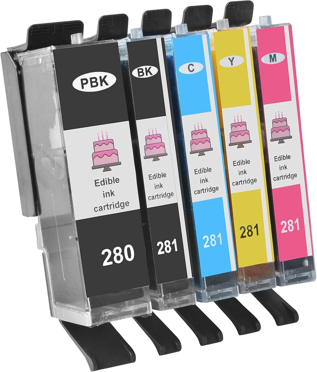 C A K E Printer Ink Cartridges, 5 Pack Y2731