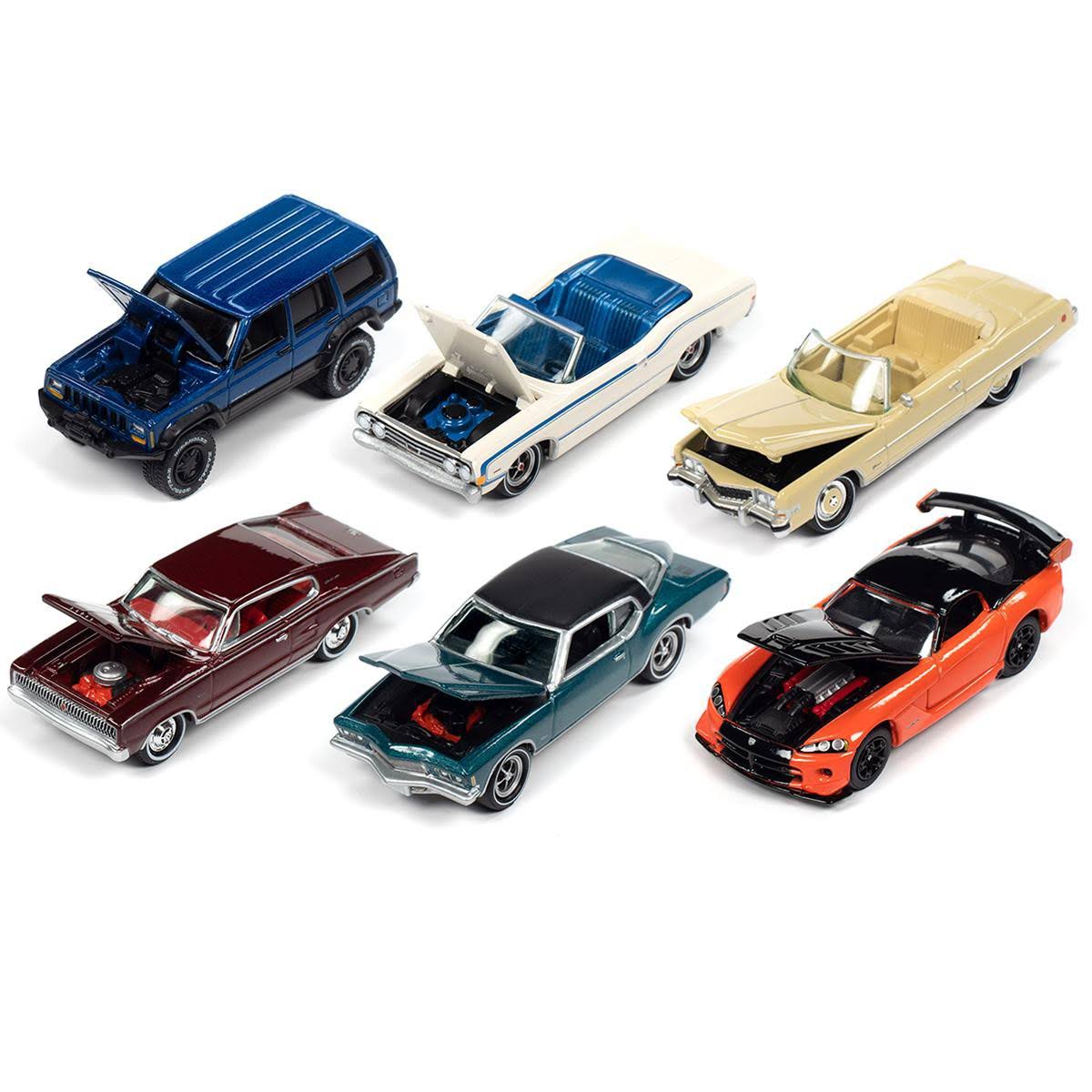 Set A of 6 Cars 1/64 Diecast Model Cars G699