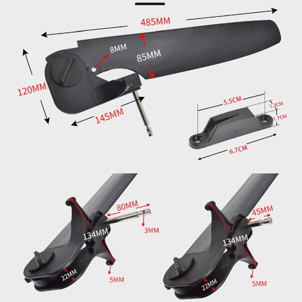Adjustable Kayak Rudder Foot Control Steering System F568