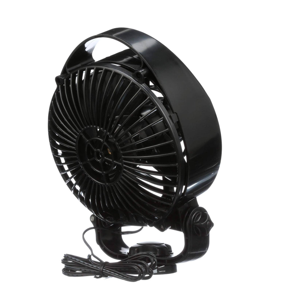 Black 12V 3-Speed Marine Fan Q1145