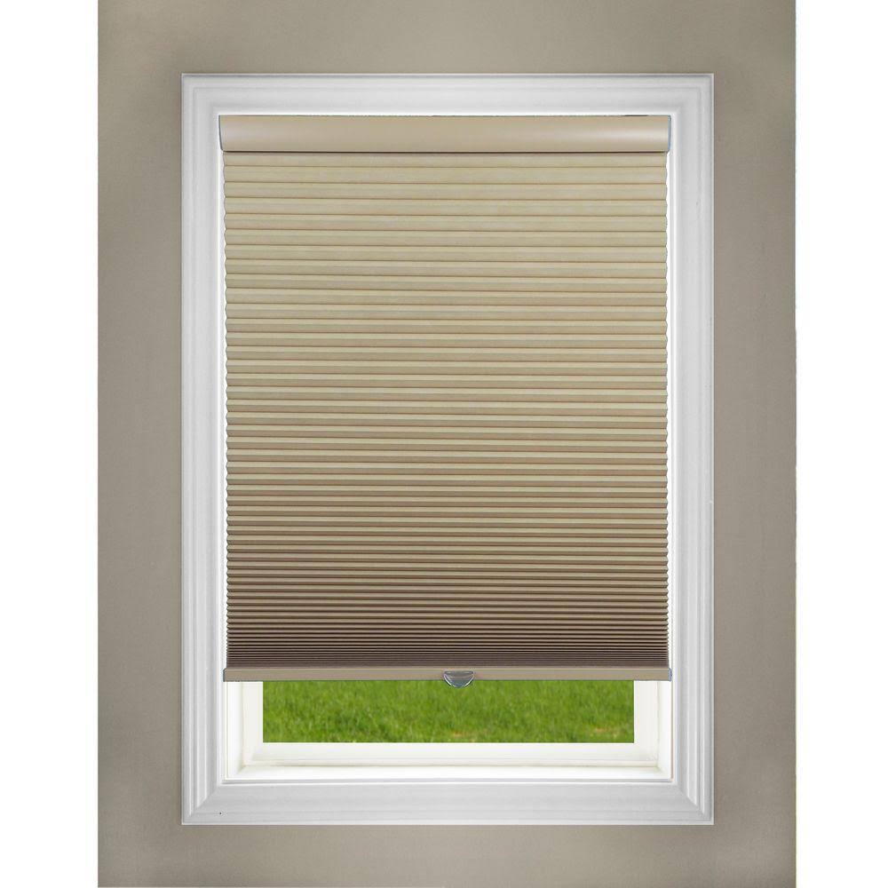 Khaki 1.5in. Blackout Cordless Cellular Shade 72in. W x 72in. L H662431