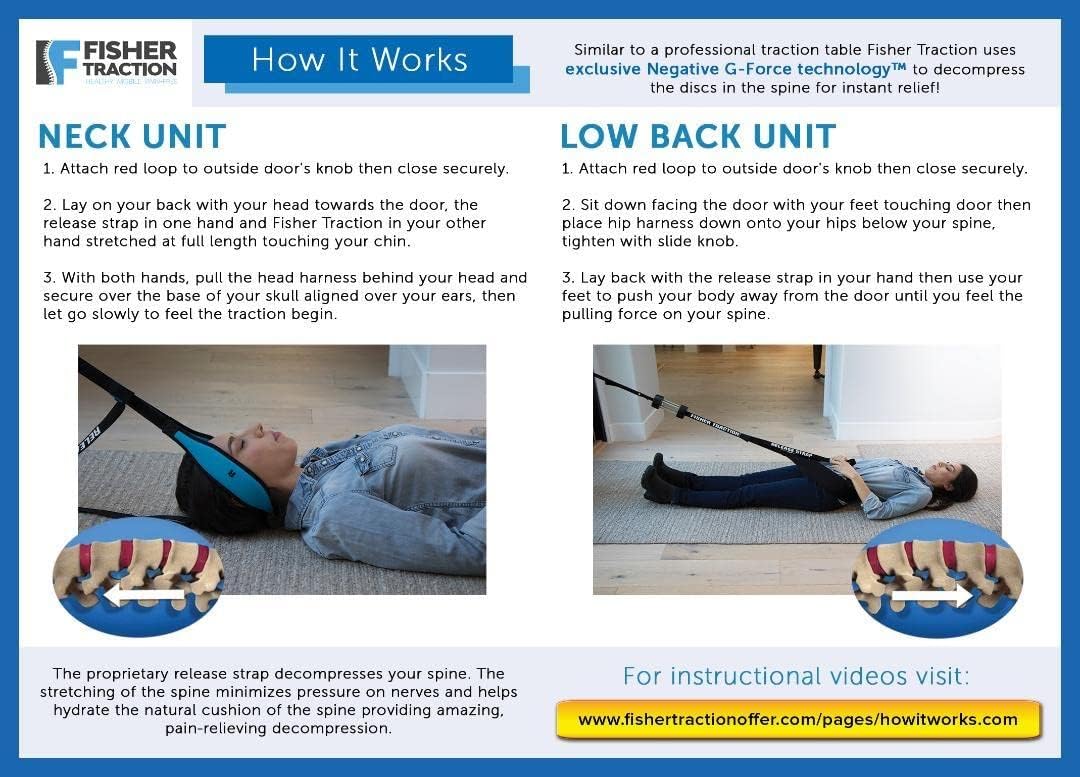 Back Pain & Sciatica Relief Mobile Decompression Device (Back Unit) X Large J6785