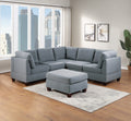 Modular Sectional 6pc Set Gray G779689