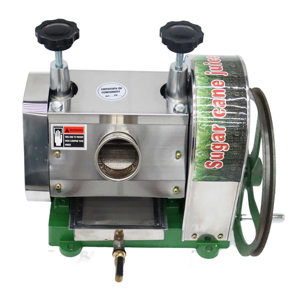 Manual Sugarcane Juice Machine 3 Rollers Sugar Cane Juicer with Handwheel and Two Knives K5240