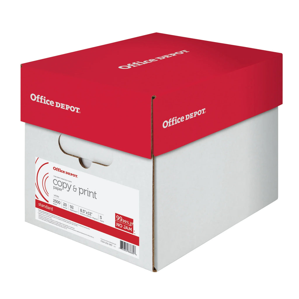 Copy Print Paper, 8 1/2in. x 11in., 20 Lb, 500 Sheets Per Ream, Case Of 5 Reams N370