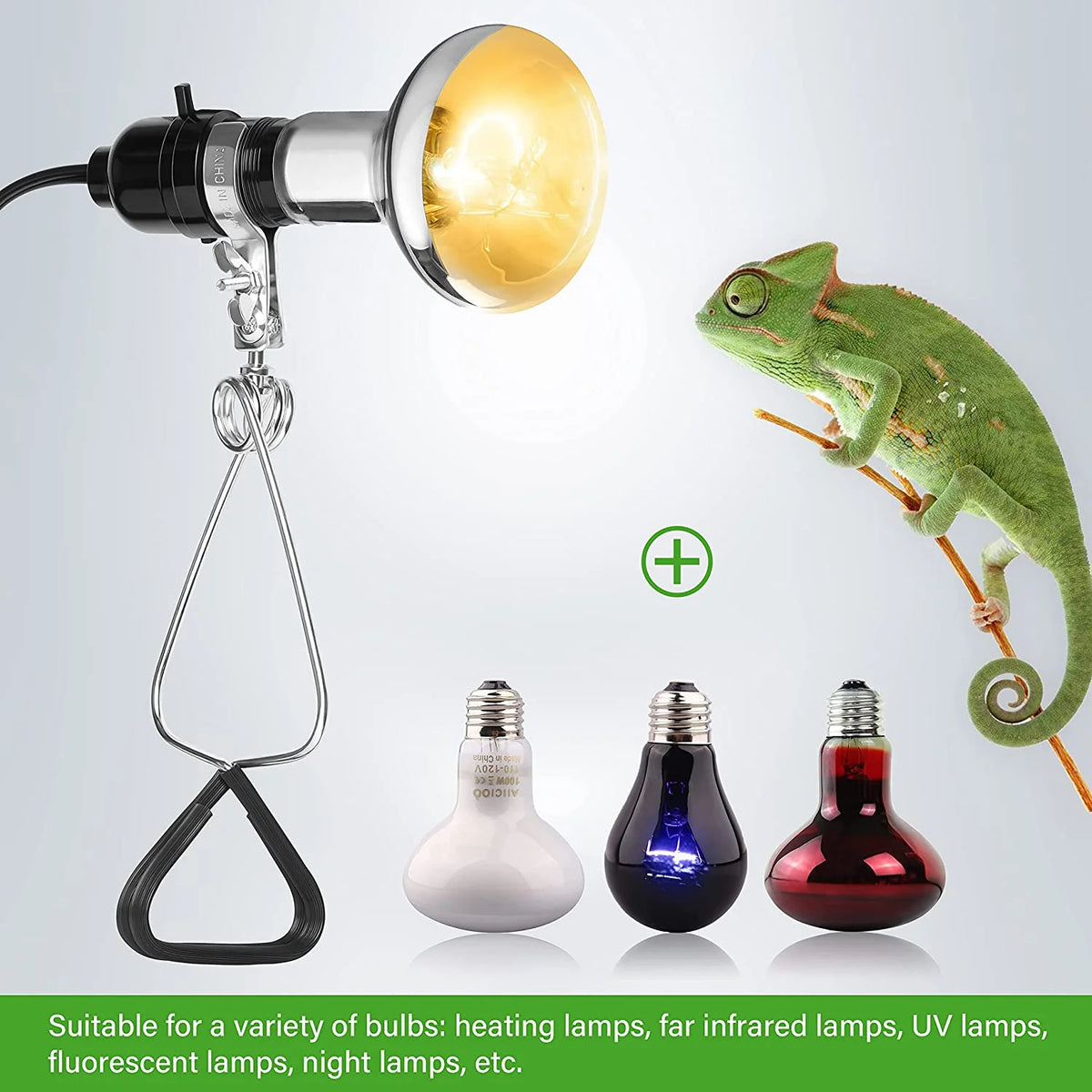 12-Pack Clamp Lamp Light with 5.5 Inch Aluminum Reflector, Silver P6318