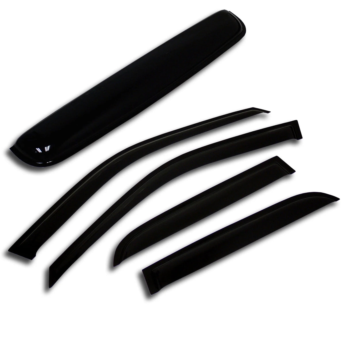 Outside Mount Window Visor Deflector and Sunroof 5 Pcs Set D608