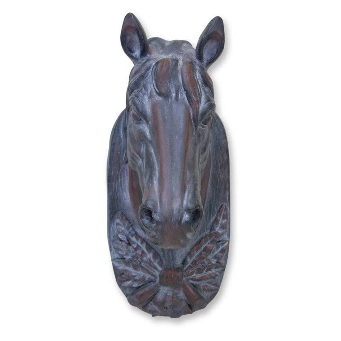 Brown Black Horse Head Mount Y665