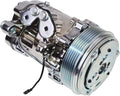 A/C Compressor Sanden SD-7 Type 6-Groove Serpentine Aluminum Housing C554