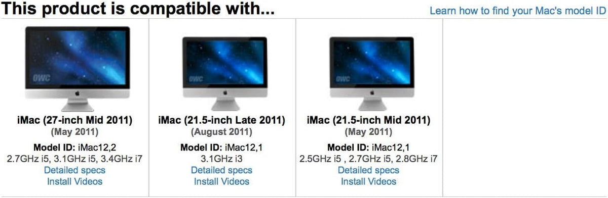 1TB SSD Upgrade Bundle for iMacs G6338