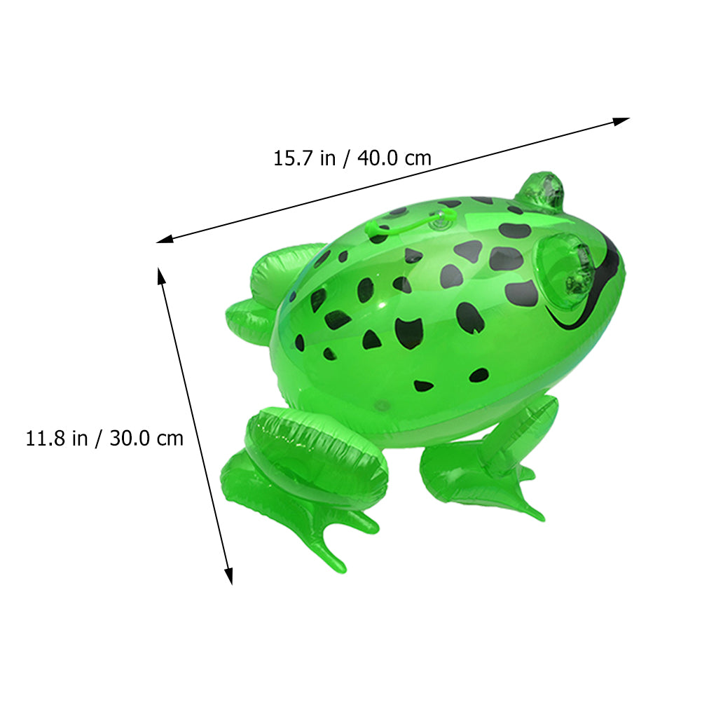 Luminous Inflatable Frog Toys Party Decor Funny Blow Up Toy U457345