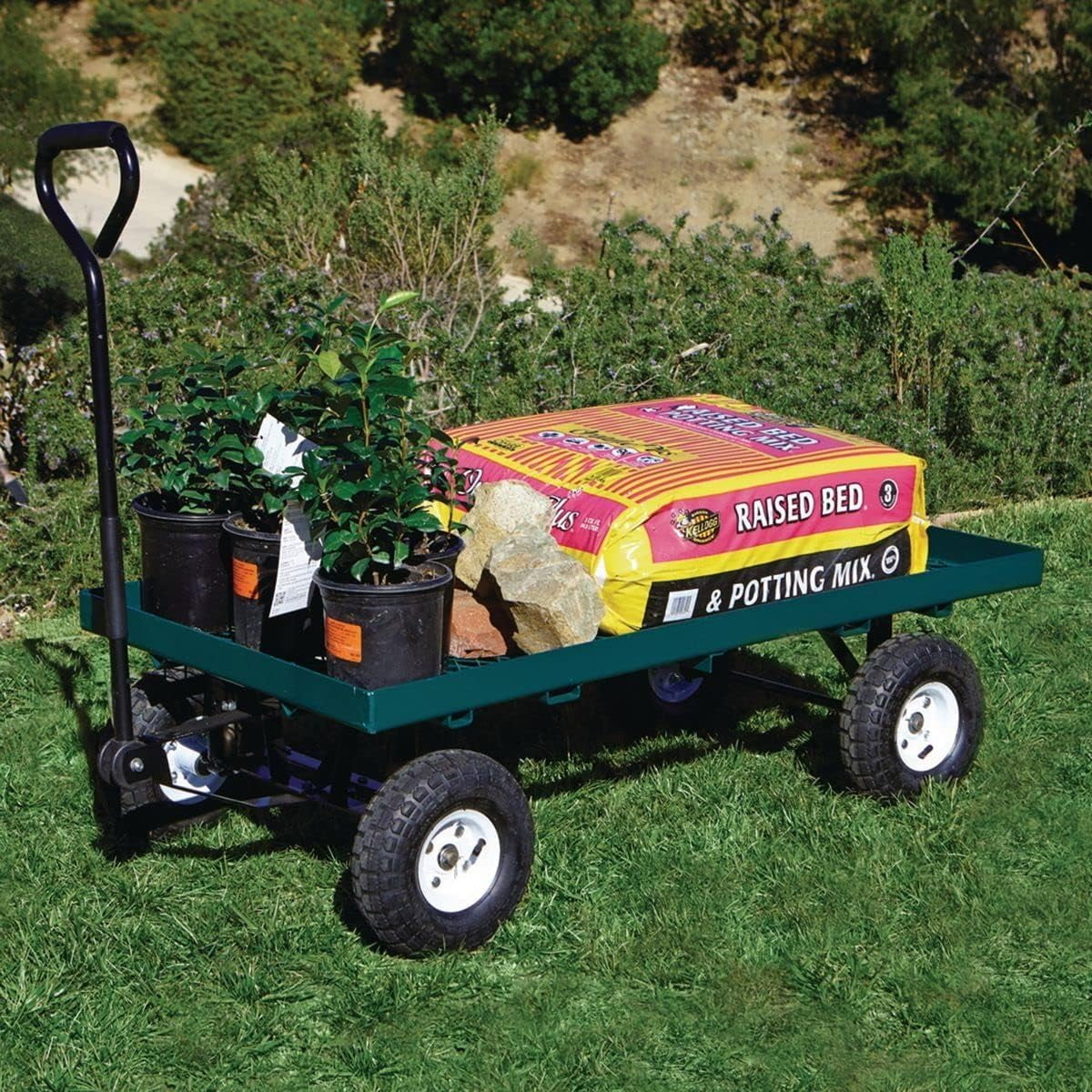 10" Air Tires for Garden Cart, 600 LB Capacity, 4 Pack S70332