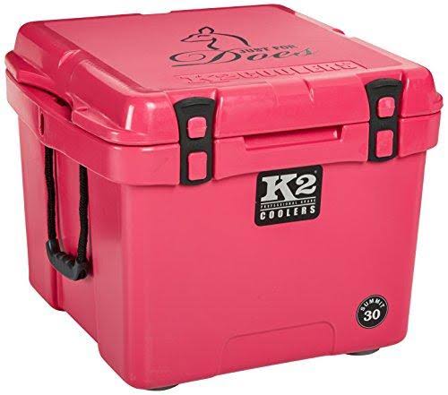 Purple and Yellow 30 Quart Cooler D289829