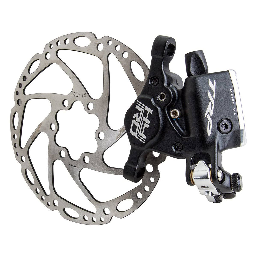 Cable-Actuated Hydraulic Disc Brake, Black, 140 mm C978