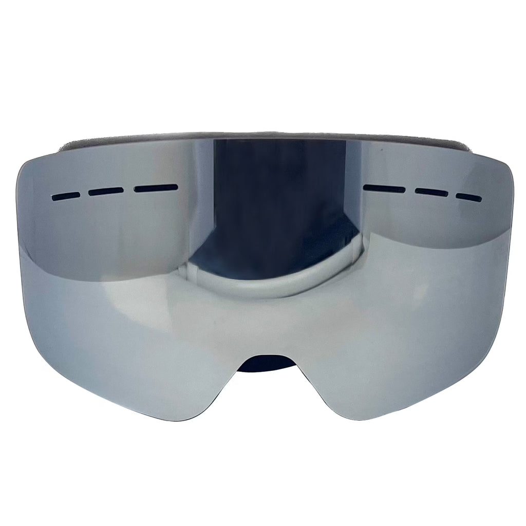 Rimless Ski Goggle Black Strap C7768
