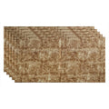 Bermuda Bronze 2ft x 4ft Glue Up Vinyl Ceiling Tile (5 Pack) F517478