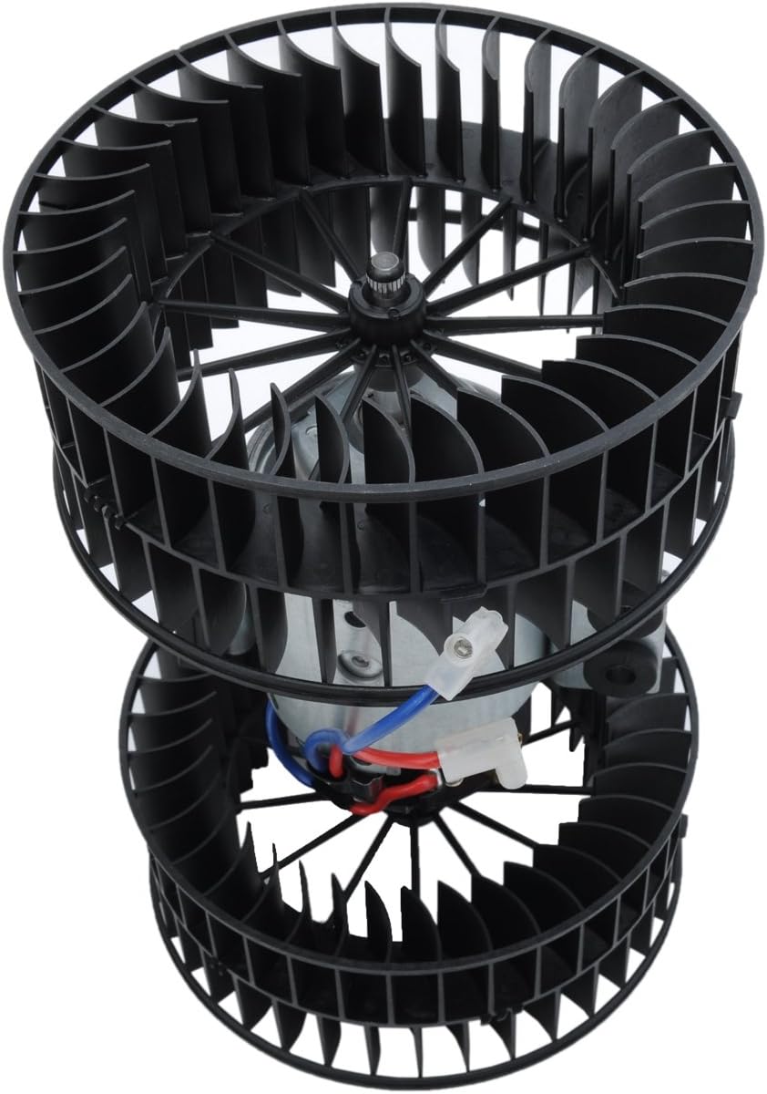 Front Heater Blower Motor with Dual Fan Cage Pack of 2 T2258