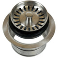 Complete Stopper & Strainer Unit Waste Disposer Trim - Extended Flange - Unlacquered Brass K6991