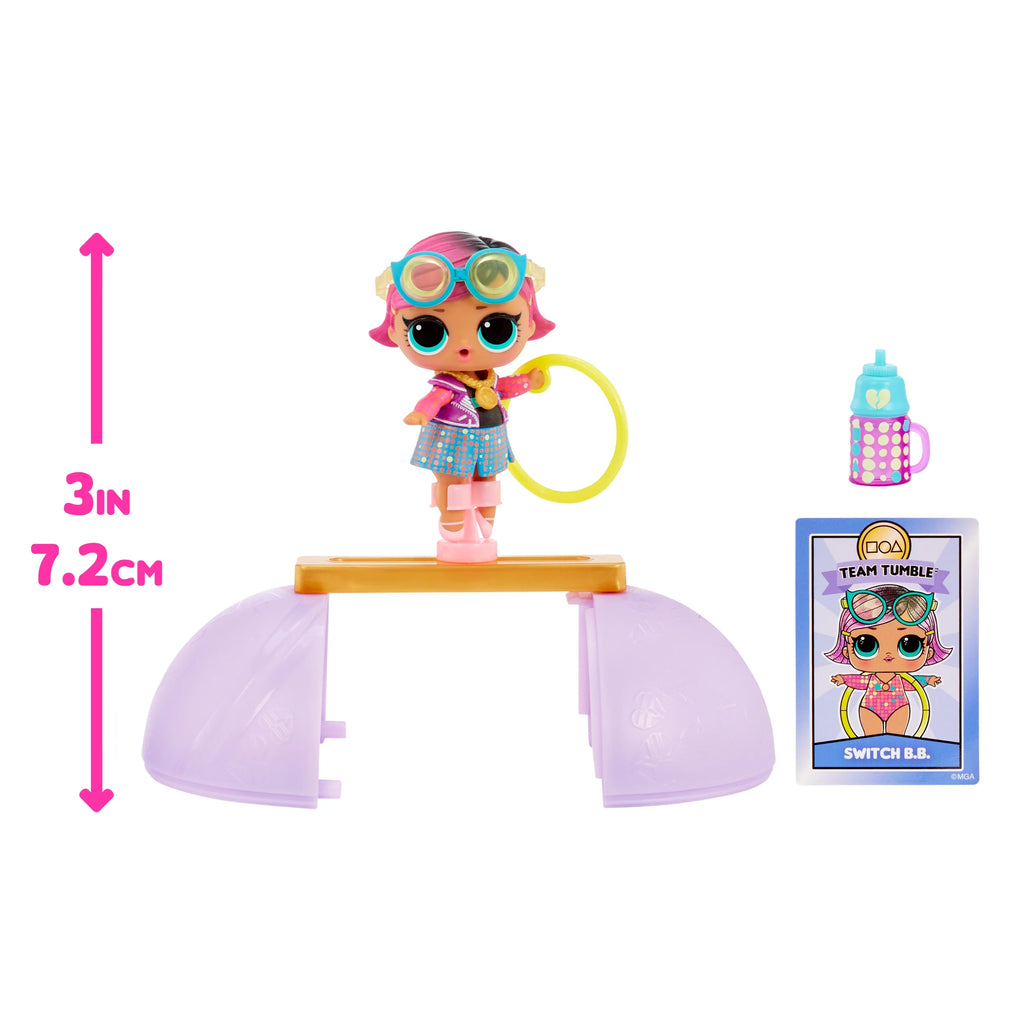 LOL Surprise Gymnastics Doll with 8 Surprises, Balance Beam Ball, Ages 4+ D187294