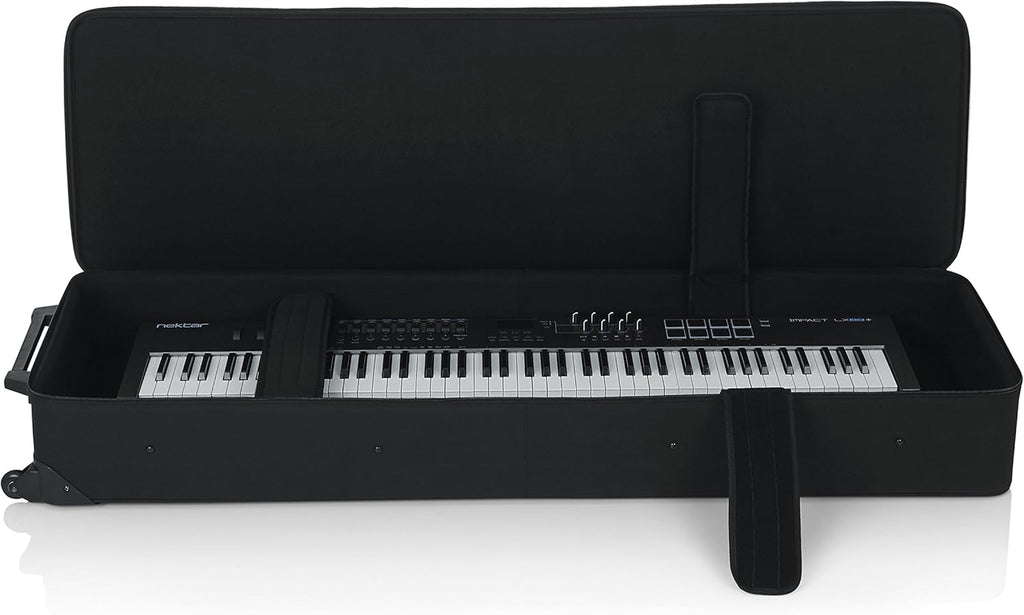Lightweight Rolling Keyboard Case for 88 Note Keyboards and Electric Pianos J74674