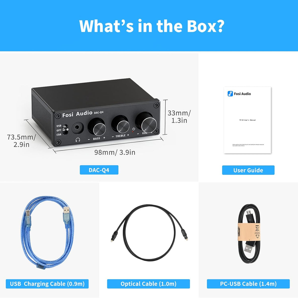 24-Bit 192 KHz USB Optical Coaxial to RCA AUX Digital-to-Analog Audio Converter N1016