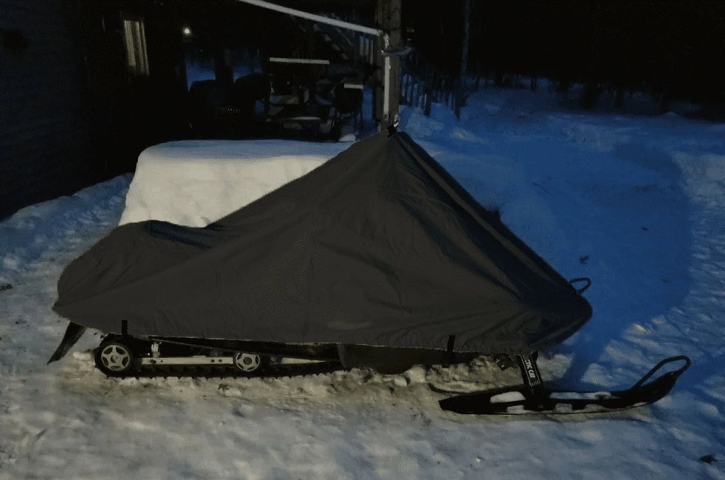 200 Denier All Black Snowmobile Cover S445
