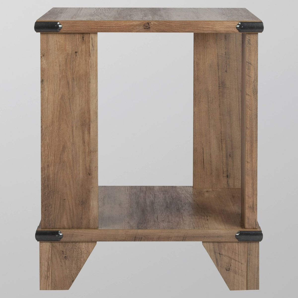 Rustic Oak End Table (Set of 2) D3335
