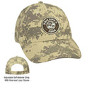Digital Camouflage Cap, 100% Cotton Ripstop, 6 Panel, Structured Crown X712