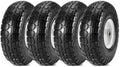 10" Air Tires for Garden Cart, 600 LB Capacity, 4 Pack S70332