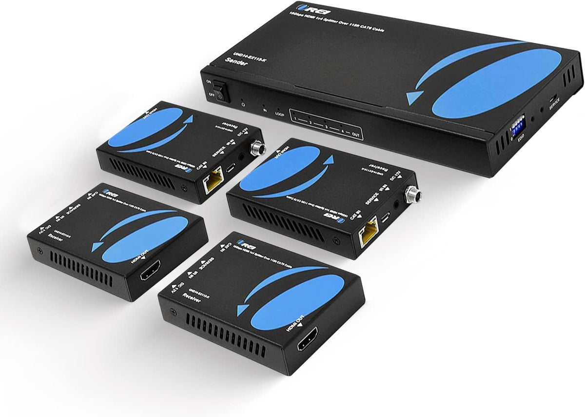 4K 4x4 HDMI Extender Matrix with HDR Switcher & IR Control, RS-232 Z528609