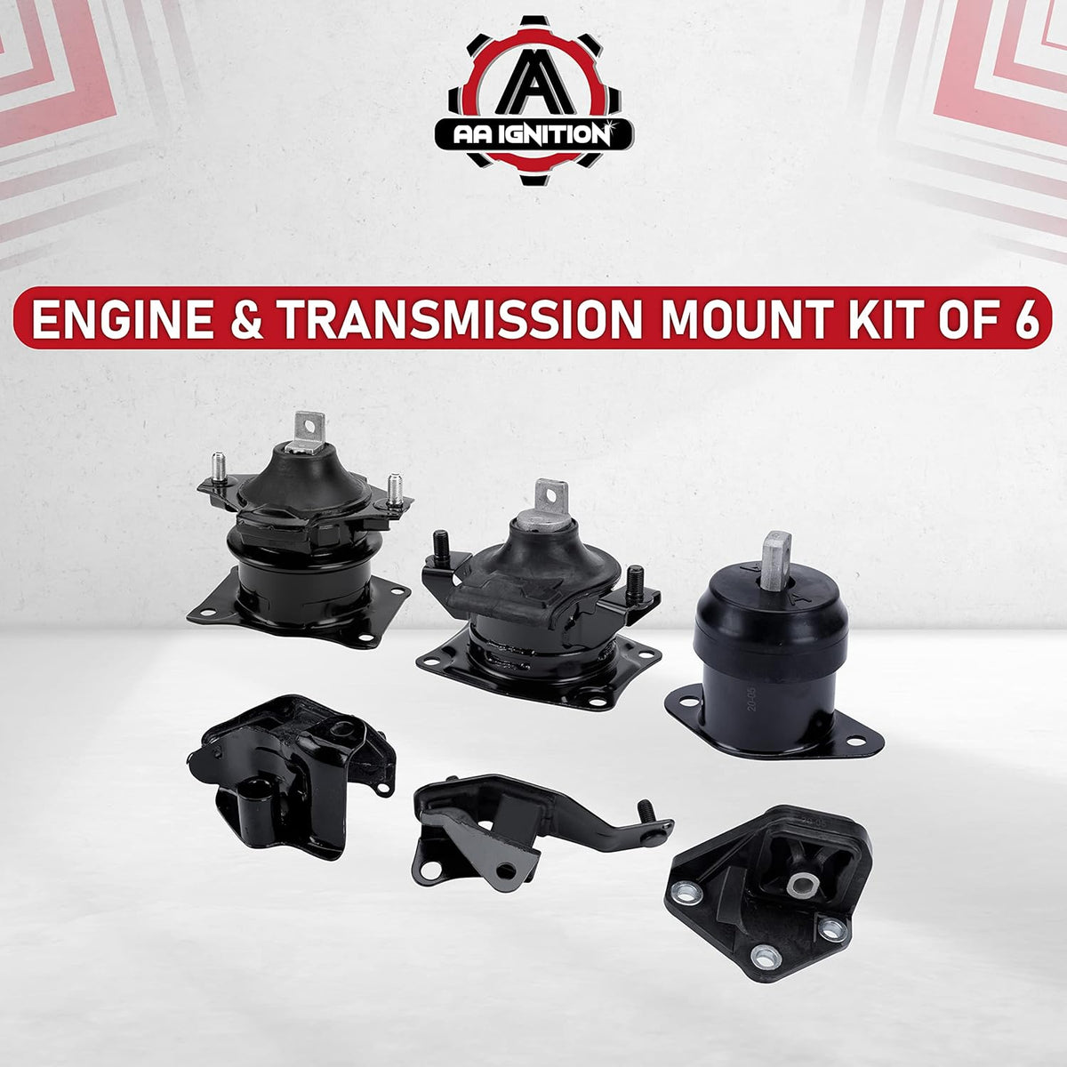 Engine Motor and Transmission Mount Set of 6 Y981427