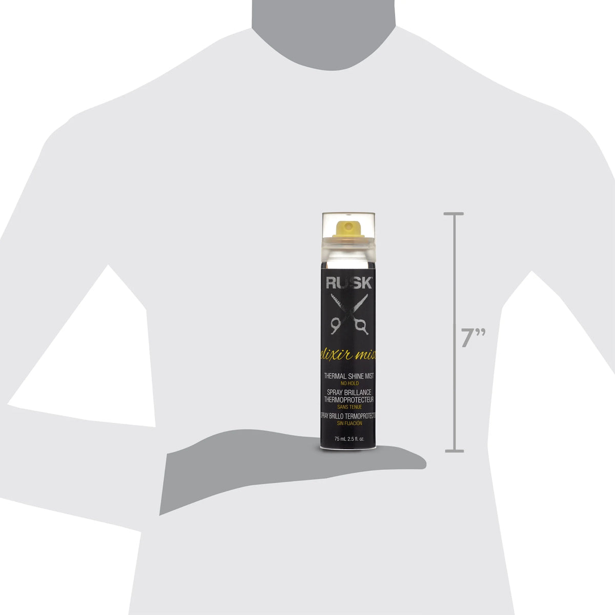 Rusk Elixir Mist Hairspray 2.5 Oz E397