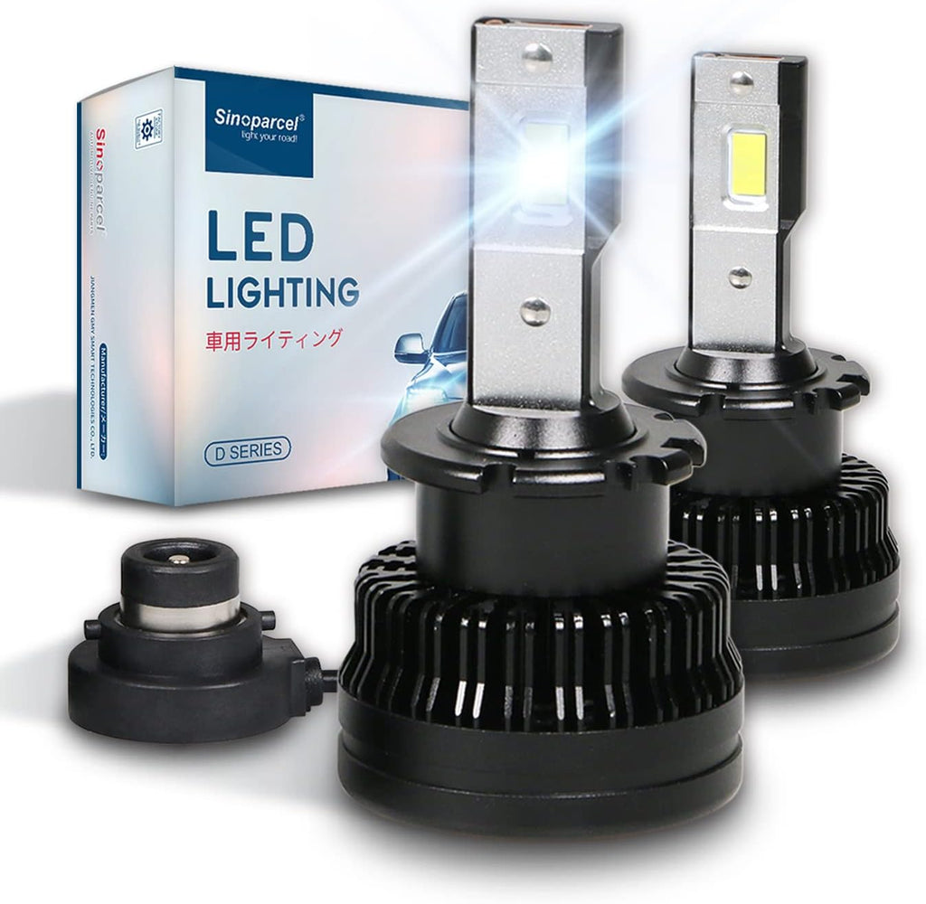 D2S/D2R LED Headlight Bulb 6000K 35W High Low Beam Xenon HID Replacement Lights Pack of 2 S950