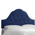 Twin Headboard in Velvet Navy T1189