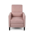Light Blush Fabric Push Back Recliner N2934