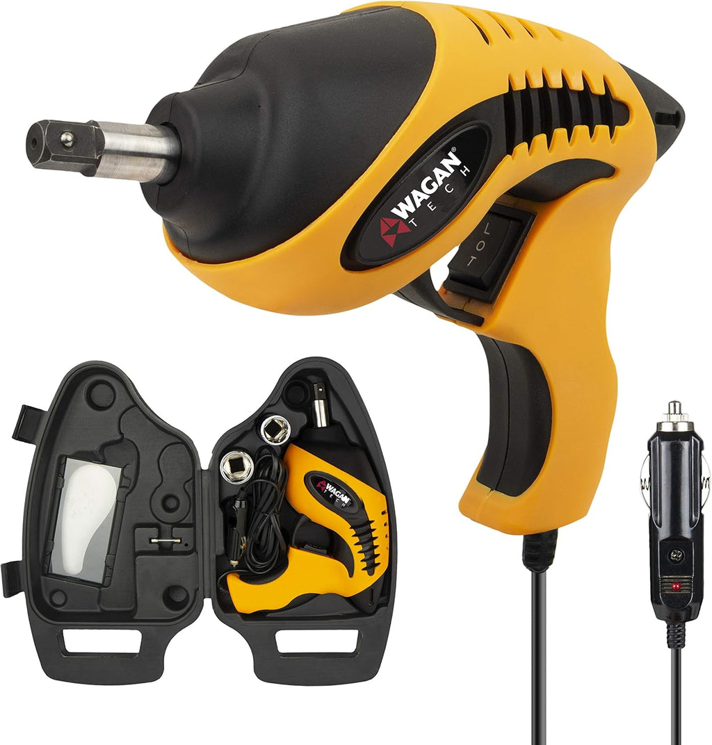 12V DC Electric Impact Wrench Kit with Sockets and Carry Case B699