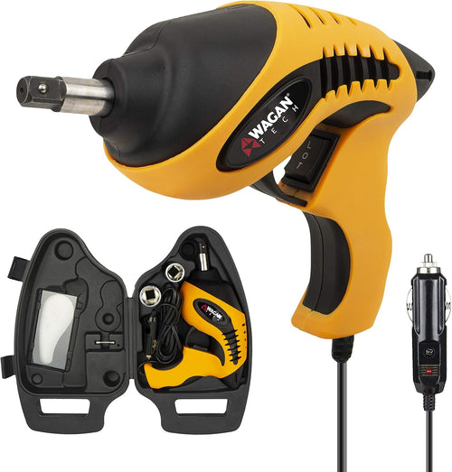 12V DC Electric Impact Wrench Kit with Sockets and Carry Case B699