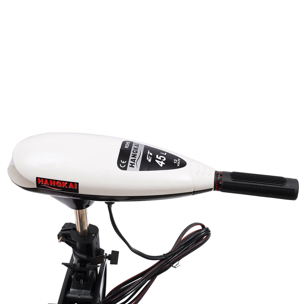 45Lbs Electric Outboard Motor 12V 552W Thrust Trolling Boat Engine with Retractable Handle F723