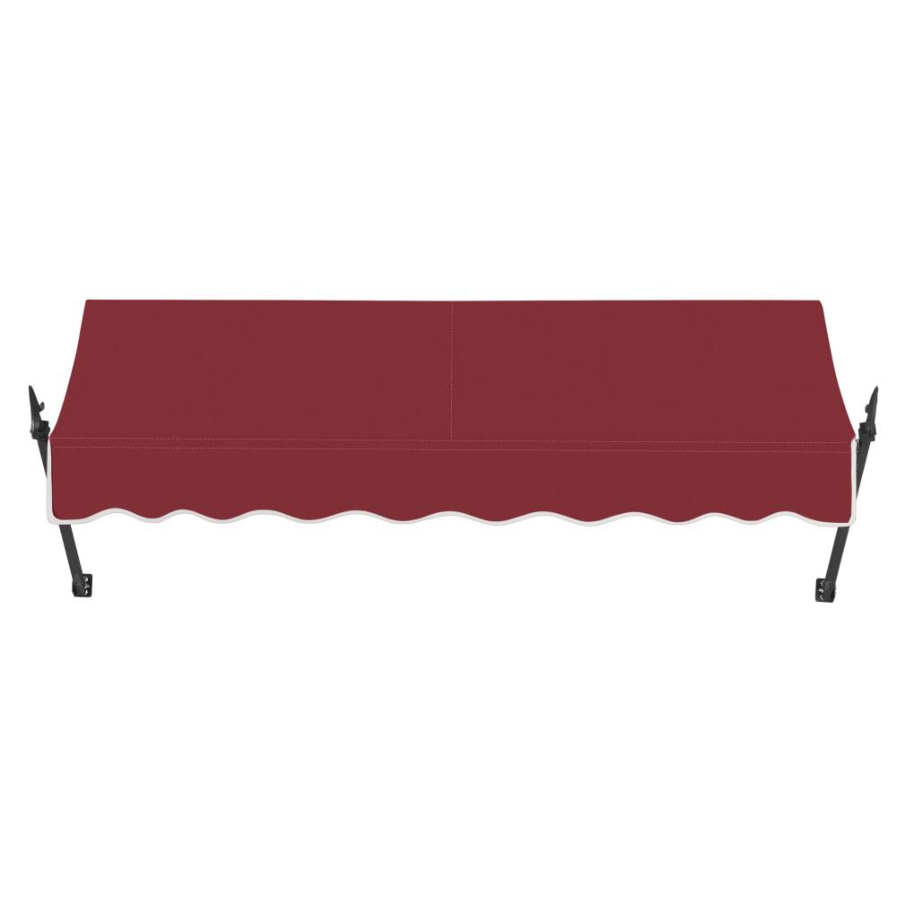 Burgundy Acrylic Fabric Fixed Awning Y916
