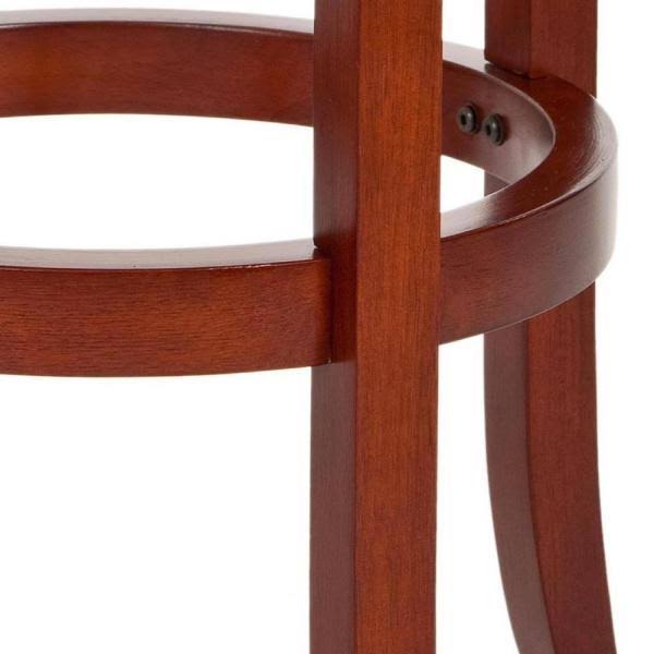 Cherry & Black Swivel Counter Stool J621