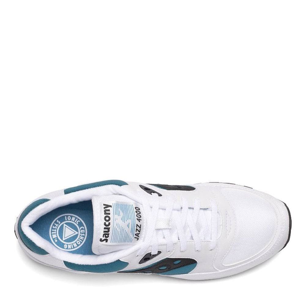 White/Teal Saucony Jazz 4000 H81168