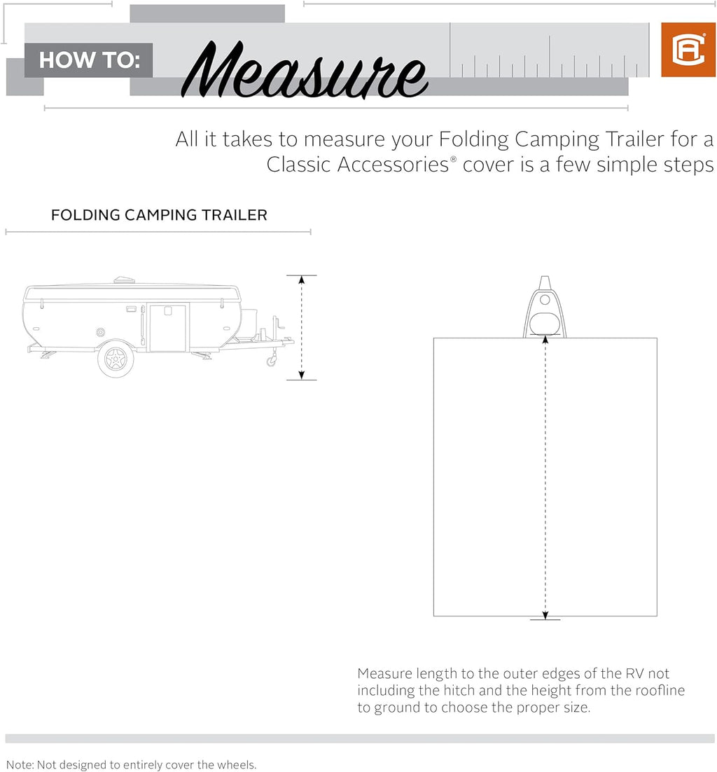 Grey Pop-Up Camper Trailer Cover U2017