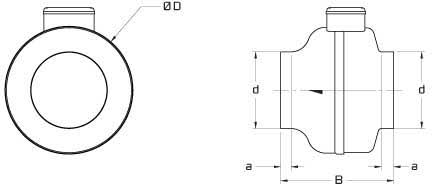 In-Line Duct Fan 6x22 308 CFM I9405