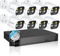 8 Channel 5MP Poe NVR Security Camera System with 2TB Hard Drive E94040