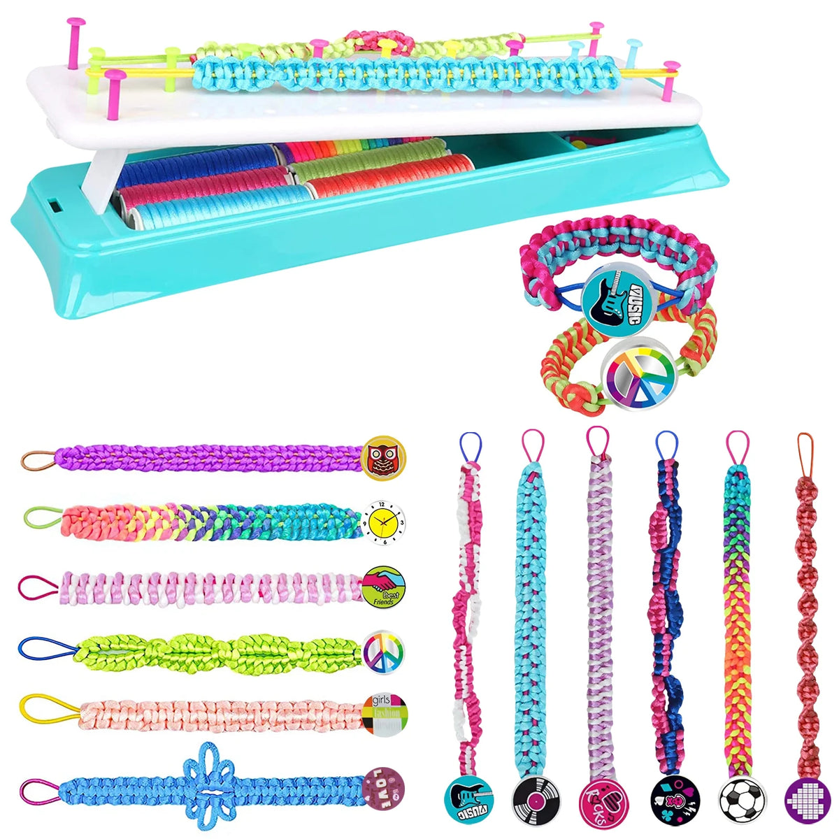 DIY Craft Kit Friendship Bracelet Making Set W12234